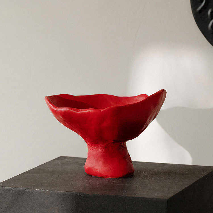 现代简约装饰高脚果盘酒店样板房客厅玄关中古零食置物家居摆件,家居饰品,装饰摆件,淘宝优惠券,粉丝福利购,淘宝优惠卷