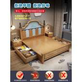 全实木儿童床原木1.室5米简约男单人1.少2米青年113儿童房孩卧储