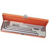 柄S05002412件制套公手加长球内六头角扳手铁2盒L型高硬度