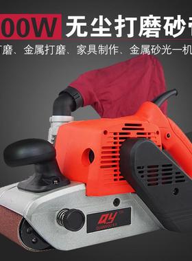 94034寸砂功带纸机手提砂光机坦克砂带机式平面打磨机大率木工砂