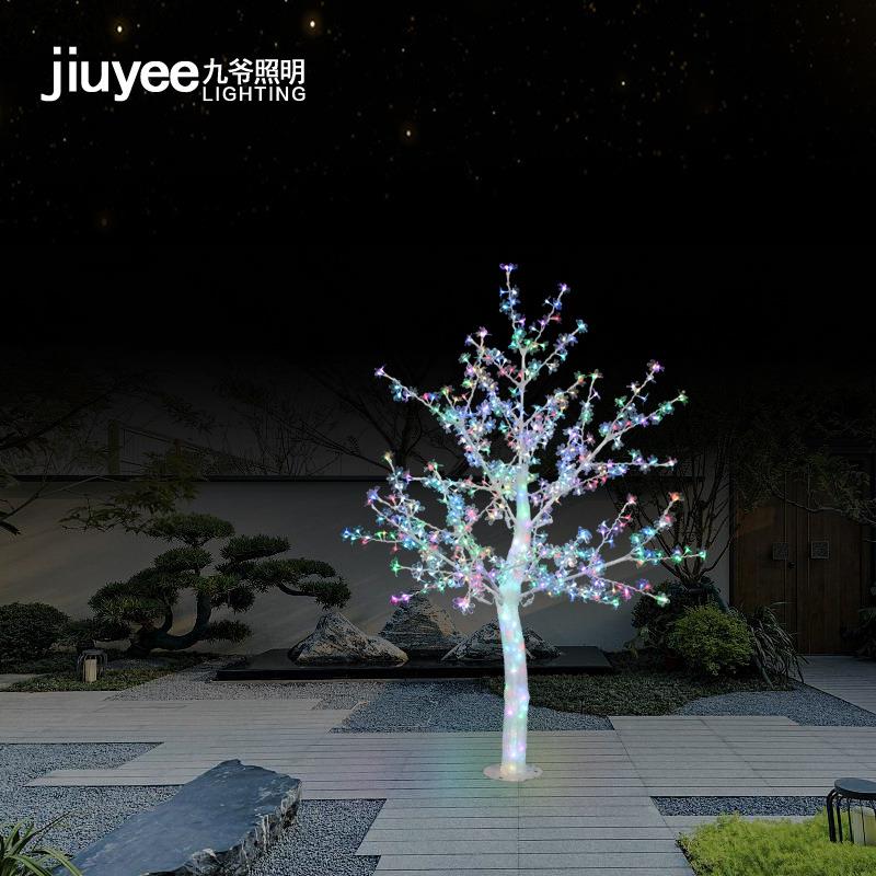 景观灯LED户外灯防雨水节日亮化工程庭院装饰灯1.8m水晶发光树灯