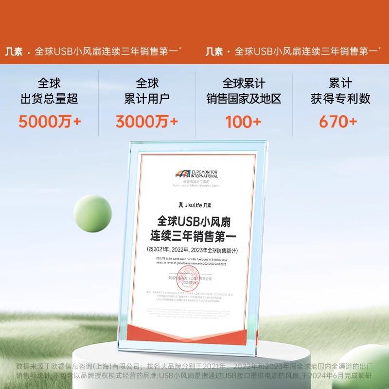 新品几素桌面小风扇可迷力便携式你办公室78桌上大风随身小型折叠