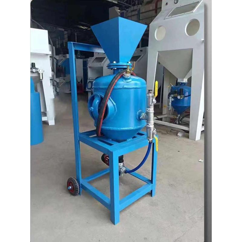 户外开放式喷砂机钢结构移动小型喷砂机储存罐汽车设备除锈翻新