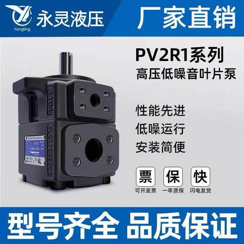 永灵液压PV2R1/2R2-10/14/17/19/23/25/33/41/47/59/65F1叶片油泵