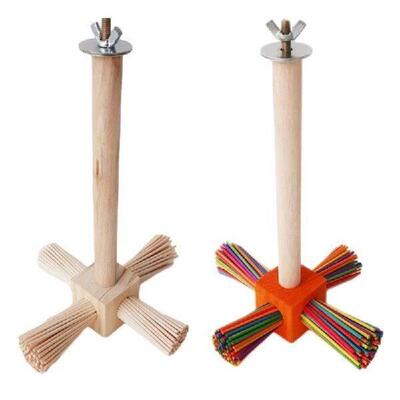 Parrot Cage Perch Natural Wooden Bird Perch Stand Wild