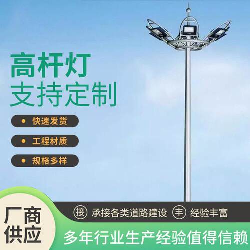 led户外道路灯杆灯公园中杆灯广场灯道路照明篮球场路灯厂家