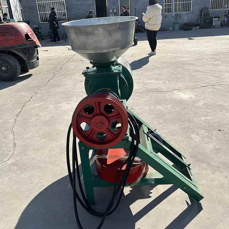 玉米高粱打面机 干湿两用磨糊机加工磨粉机 278磨头式小麦去皮磨