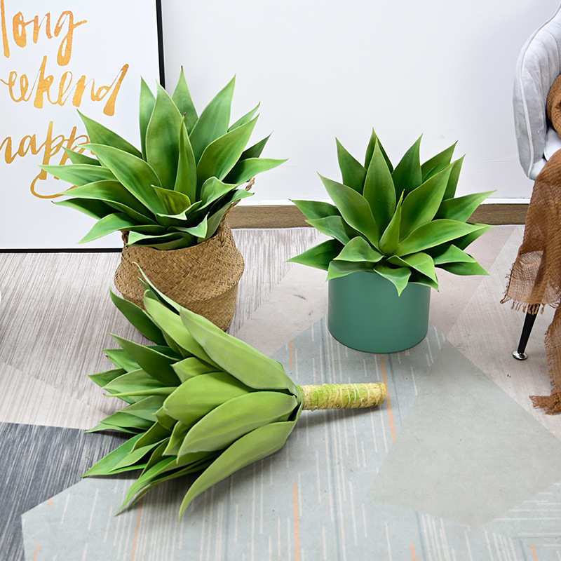 仿真龙舌兰假树假绿植北欧热带沙漠植物龙舌兰多肉植物造景小装饰
