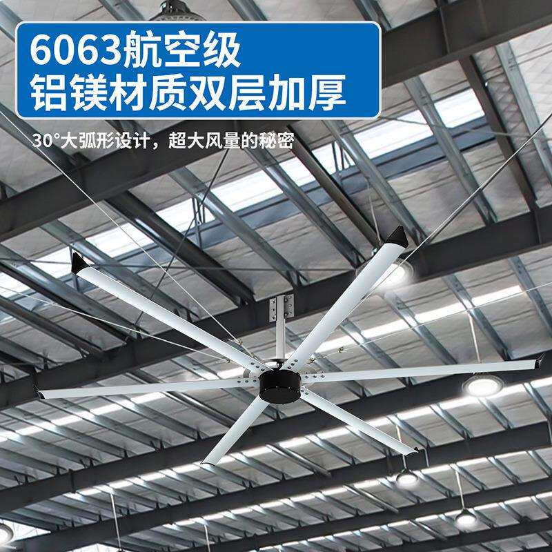 厂家直销永磁工业大吊扇7米3工厂车间通风降温仓库超大型风扇