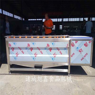 现货直发土豆去皮清洗机胡萝卜清洗去皮机红薯毛辊清洗去泥设备