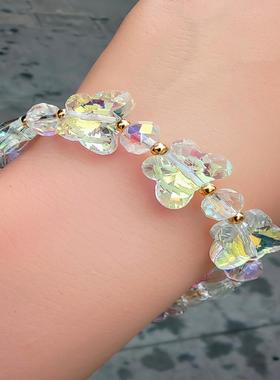 批发水晶水晶手链颜色甜美手链