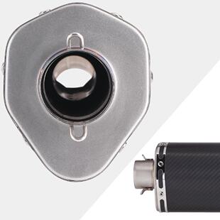 T138大六角尾段消声器 51MM通用排气管 321RR 450SR CBR650 赛600