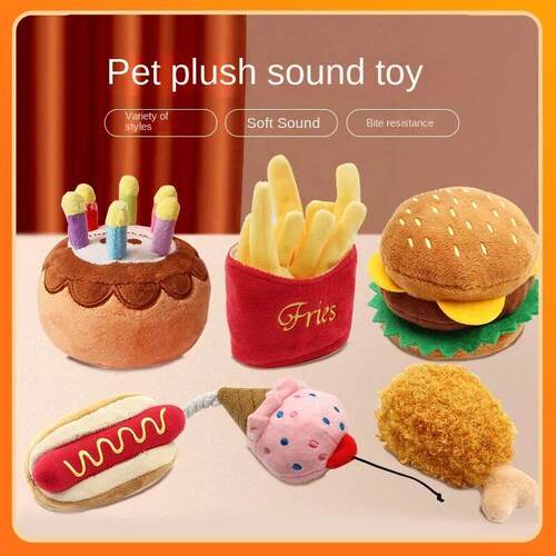 Plush Dog Toys Squeaky Dogs Accessories Pet Perros Toy Soft