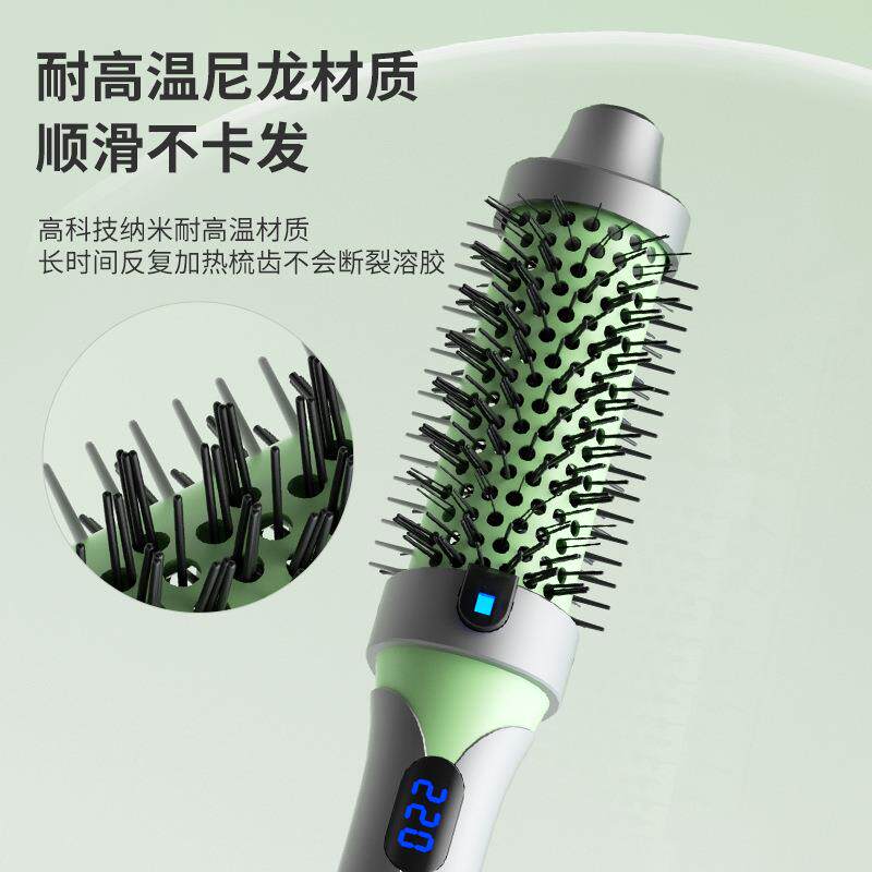 新款手动直发梳便携卷发棒直板夹卷负离子不伤发直卷两用蓬松梳子