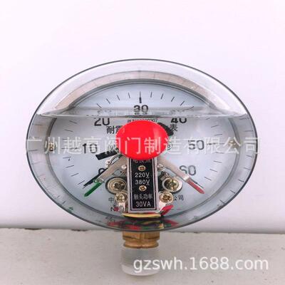 耐震电接点YNXC100 磁助式抗震油压水泵压力控制器油压表万兴富阳