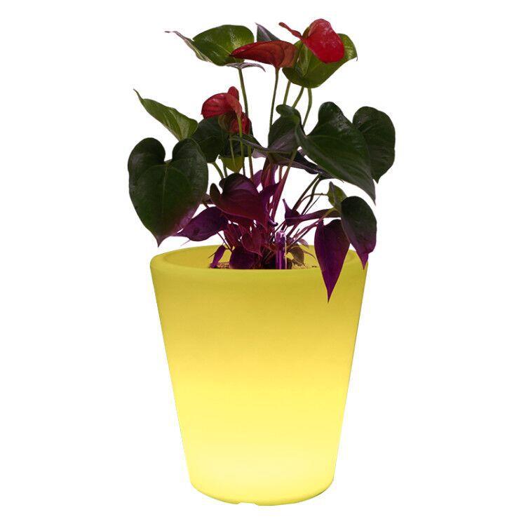 led塑料花盆灯花园草坪花坛花箱客厅氛围灯盆景绿植花卉蝴蝶兰