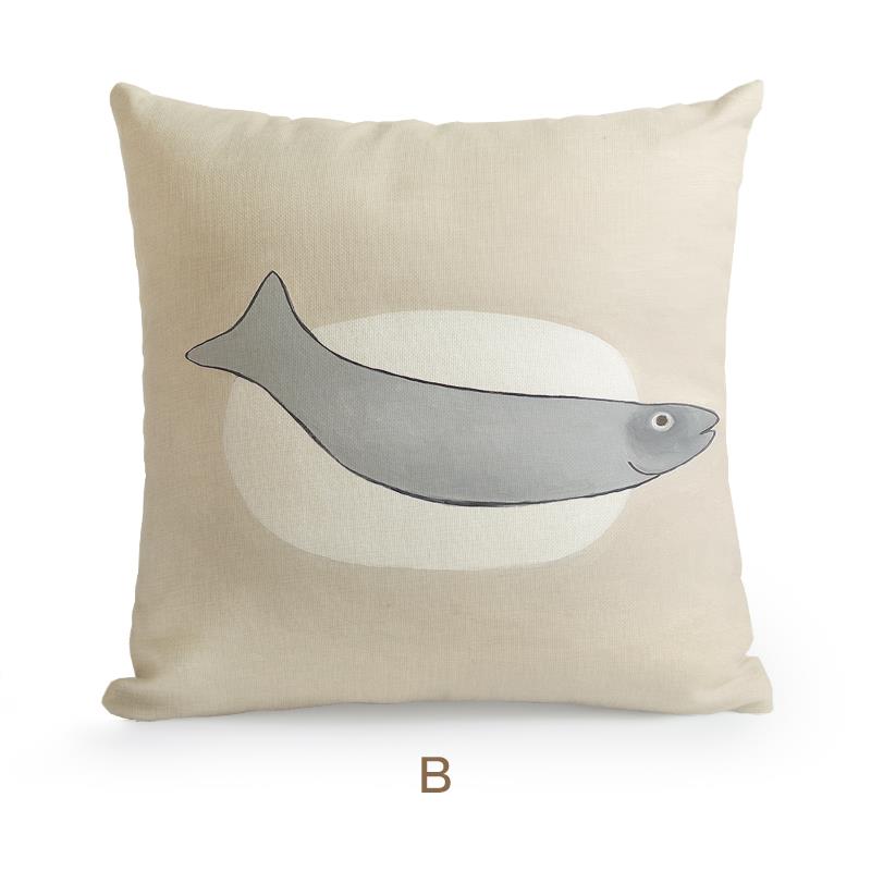 高档潮欧式抽象艺术客厅沙抱枕时室尚简约流复古靠垫靠枕靠背发卧