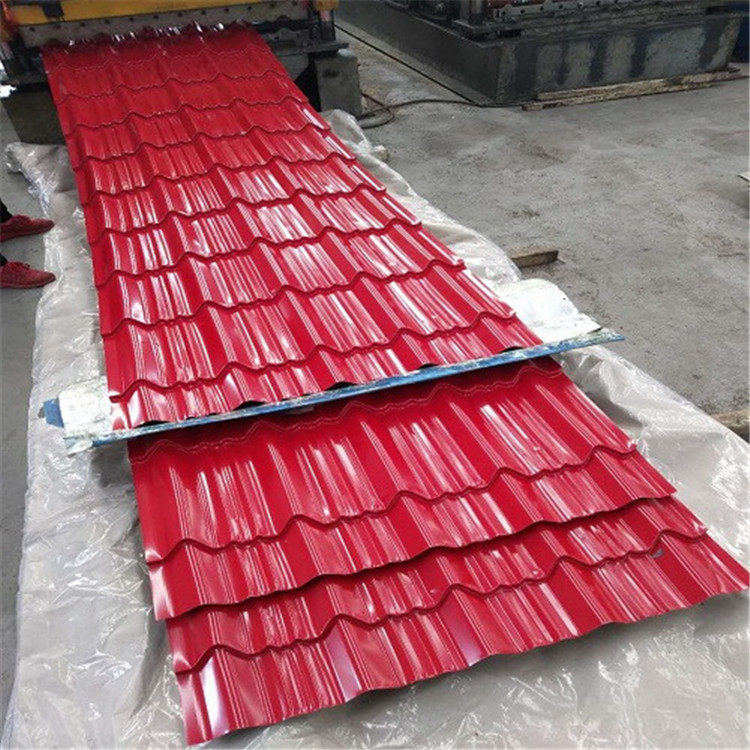 665波浪瓦波纹板厂家出口0.13尼日利亚680菱形压型彩钢板梯形瓦