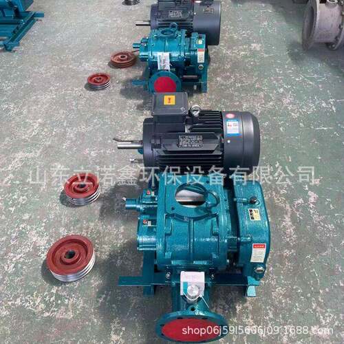 立诺鑫 镀锌铝废水站罗茨风机15kw 曝气管路罗茨鼓风机SR125