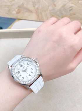[9.8新]百达翡丽AQUANAUT系列手雷女表钢/镶钻石英女士手表5067A