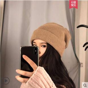 长发堆堆帽红时尚 卷网发全 毛线帽子带假发一体套女秋冬天长款 正品