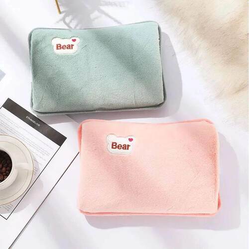Electric Hot Water Bag Reusable Plush Hot Water Bottle EU Pl