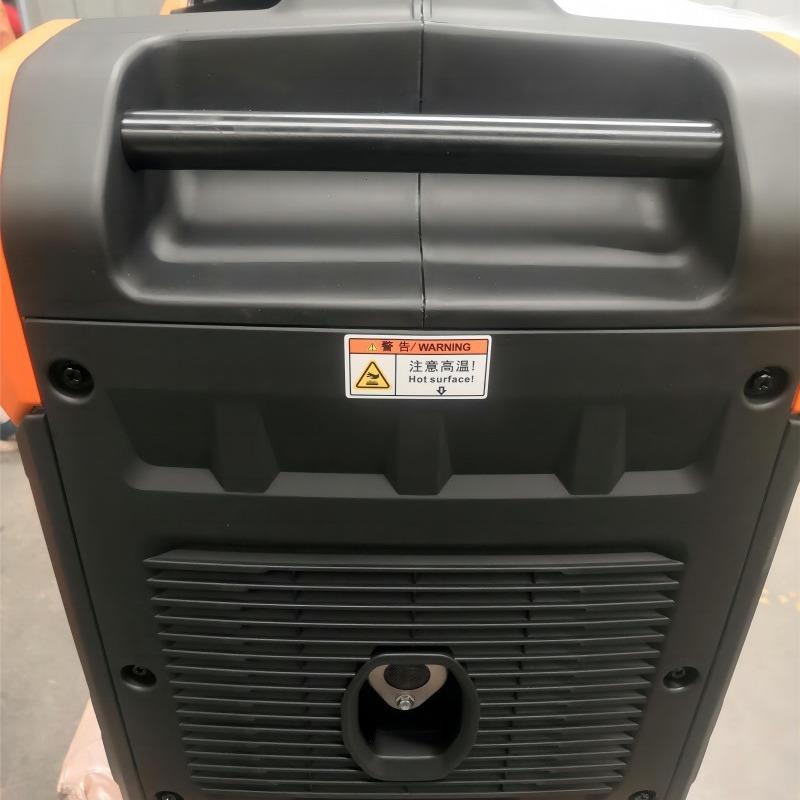 5kw单缸四冲程风冷电启动静音汽油数码变频发电机组KH6250IE-D