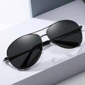 潮 时尚 日夜两用太阳镜变色男士 偏光墨镜驾驶夜视开车钓鱼眼镜韩版