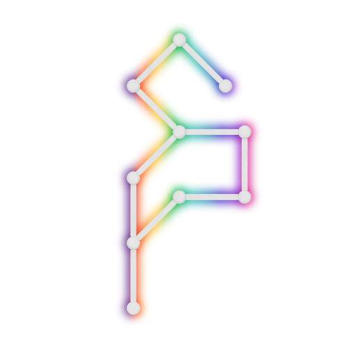 新品电竞房氛围灯app拼接星座灯rgb幻彩拼接灯造型墙面装饰灯