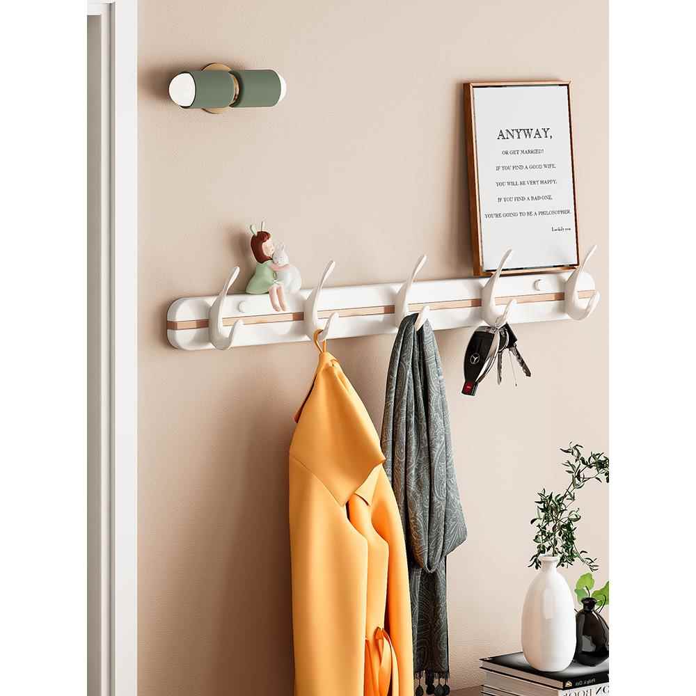 玄关挂衣钩壁挂墙上试衣间衣服挂钩试衣间免打孔入户门进门挂衣架