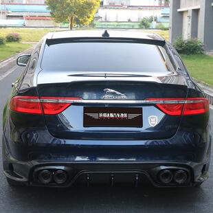 适用于捷豹XFL改装碳纤维尾翼2016-2026定风翼汽车外观配件