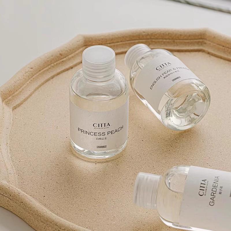 citta/西苔索苜无火香薰补充液家用室内持久扩香清新祛味精油香氛
