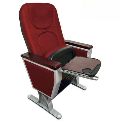 Bw1实木礼堂椅铝合金座椅不锈钢带折叠小桌板排椅音乐厅椅工厂直