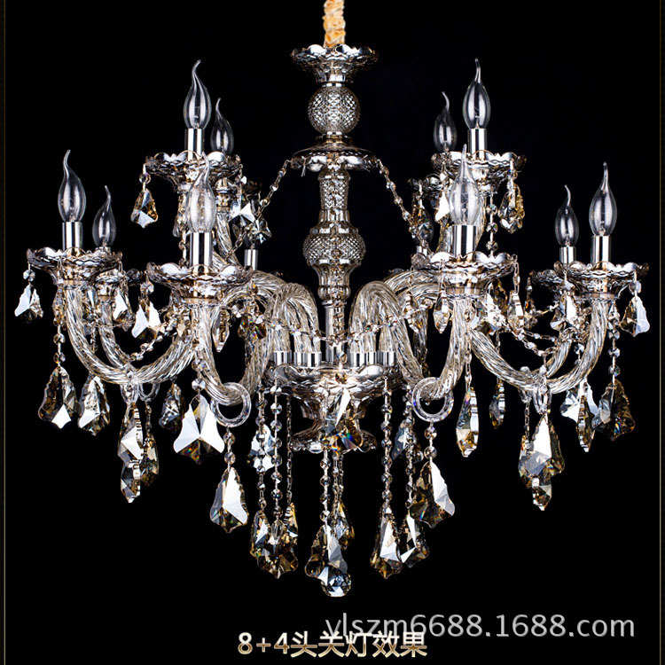 客厅 干琥珀餐厅卧室吊灯邑厂家酒店供应灯具水晶灯欧式