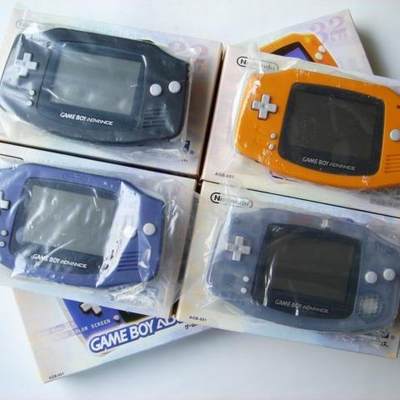 原装GAMEBOY GBA游戏机彩色掌上掌机GBA高亮复古怀旧送男友