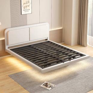 铁艺双人床主卧家用不锈钢悬浮床架钢架无床头榻榻米排骨架铁架床