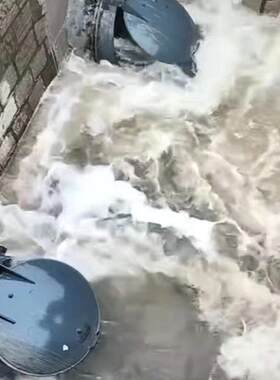 液压闸清-门一体式液压泵闸门河道淤抗体洪一式泵闸