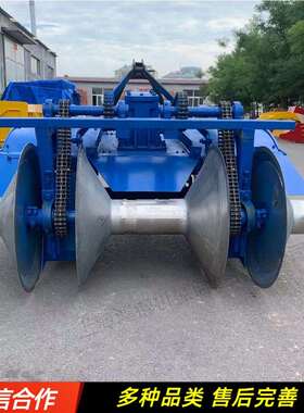 大葱种植施肥田园小型管理机草莓开沟起垄机双行开沟起垄一体机