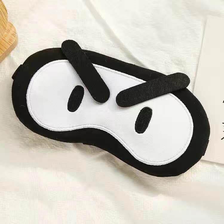 网红卡通可爱眼罩搞怪冰敷睡眠遮光女可调节缓解眼疲劳可爱搞怪