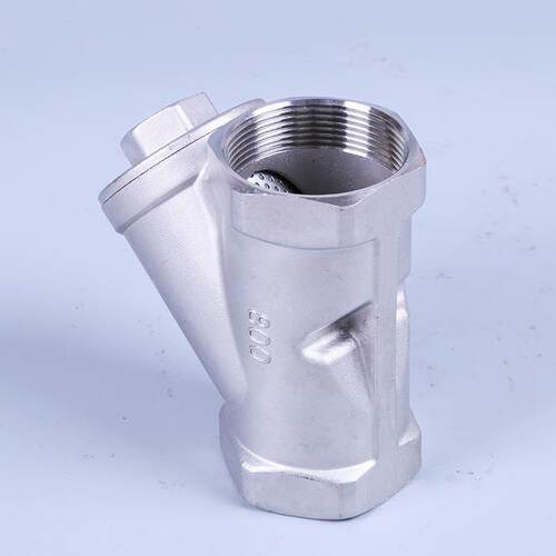 现货供应加重型GL11H-16P不锈钢过滤器丝扣加厚Y型丝扣过滤器