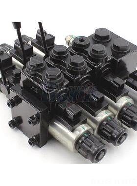 DCV58多路换向阀60L/min 3联电液手动350bar G1/2 OEM工