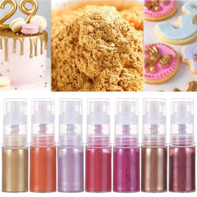 5g Edible Gold Powder Mousse Spray Bottle Baking Color Dust