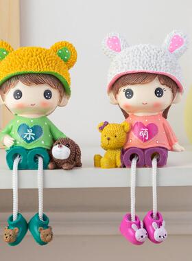 婚庆礼品婚庆室喜庆装饰挂娃娃饰品家居客厅隔断货架饰品