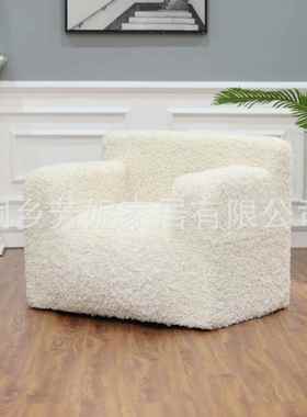 2NMS05年2款懒人沙发新椅白色休闲空办公椅可真压缩节省运费