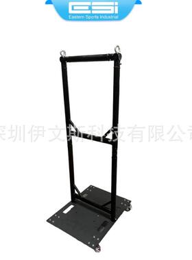 厂家直销多用途U形挂架单排架挂灯架酒吧演出LED摇头灯架黑色灯架