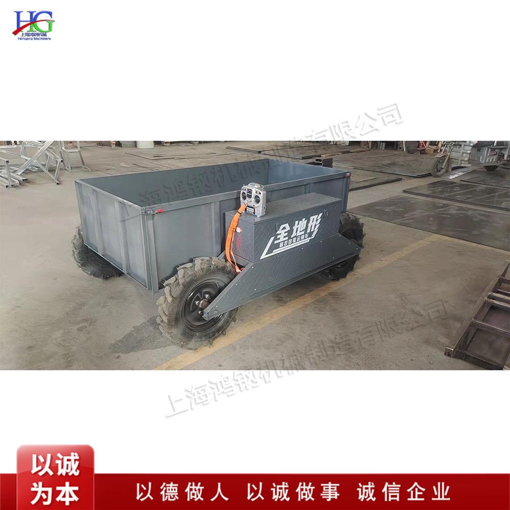 无线电动遥控履带运输车 全地形履带爬山虎 果园自卸履带 运输车