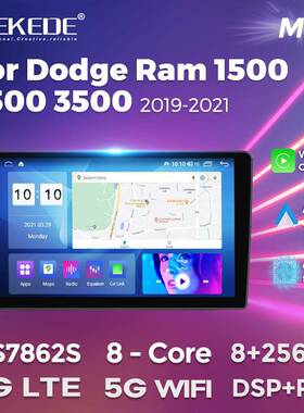 适用Dodge Ram 1500 2500 3500 2019-2021 Manual AC公羊安卓导航
