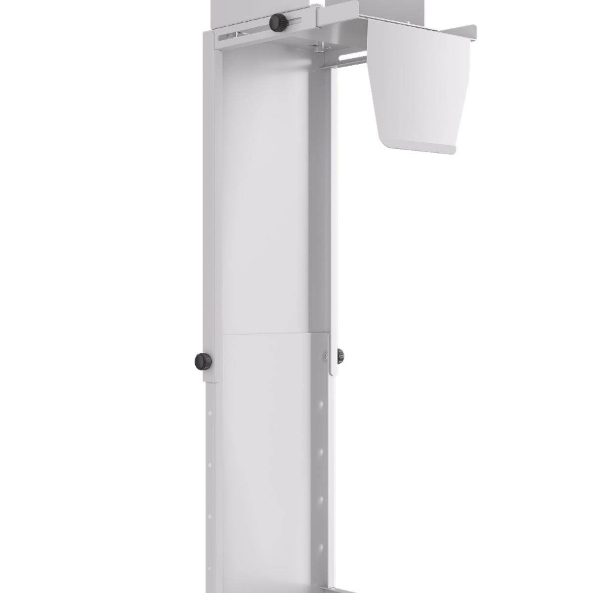 悬主机托F967575T架升降桌脑免打孔电机箱挂架挂式小主机中电脑挂