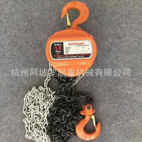 牌现货CK供应5动起重手拉葫芦CK型1.t3m 欧式手葫芦CE GS认证