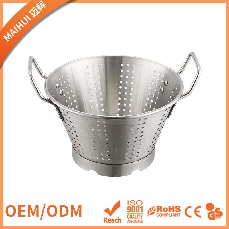 不锈钢蔬菜篮商用冲孔201洗菜篮过滤网篮沥水篮洗菜盆商用推荐